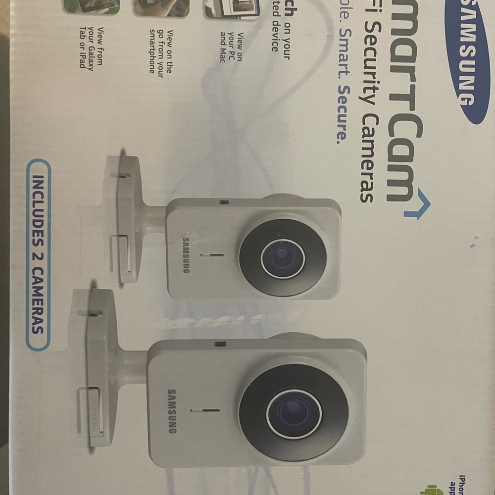 Samsung SmartCam Wi-Fi Security Cameras - White